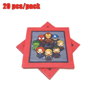 Pack 20 Servilletas Decorativas avengers