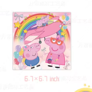 Pack 20 Servilletas Decorativas Peppa Pig