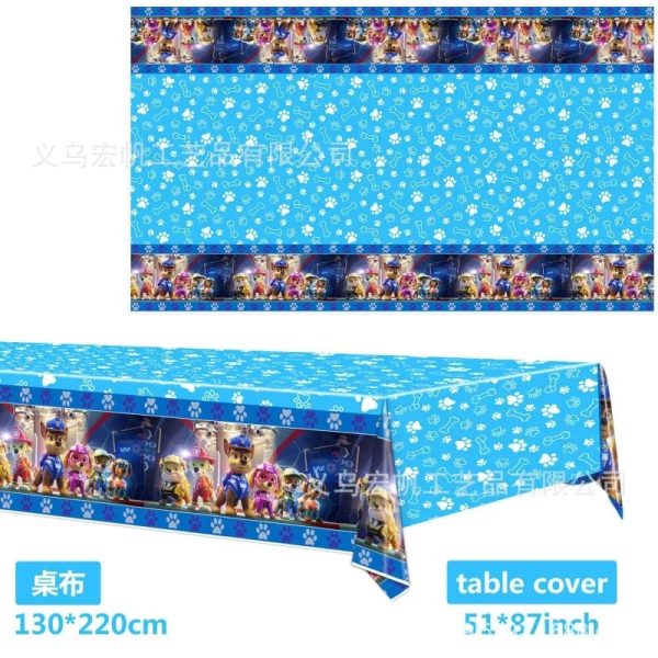 Mantel Decorativo Cumpleaños Paw patrol mod 2