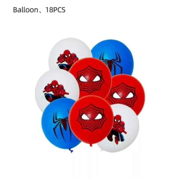Set Decoración Spiderman con topper y colgantes - Imagen 2