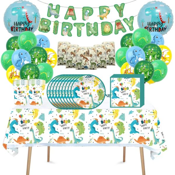 Globos Cotillón Decorativo Cumpleaños Dinosaurios Bebe