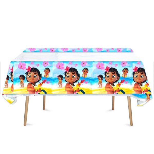 Mantel Decorativo Cumpleaños Moana mod 2