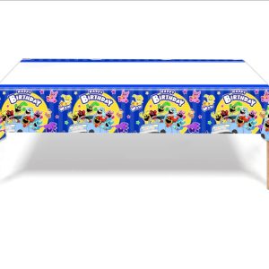Mantel Decorativo Cumpleaños Poppy Playtime Smiling Critters