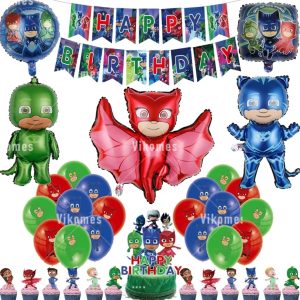 Set Decorativo Cumpleaños PJ Masks