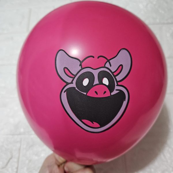 Pack 12 Globos Látex Cumpleaños Poppy Playtime Similing Critters - Imagen 4