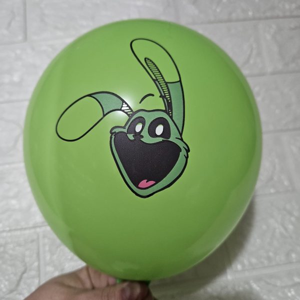 Pack 12 Globos Látex Cumpleaños Poppy Playtime Similing Critters - Imagen 3