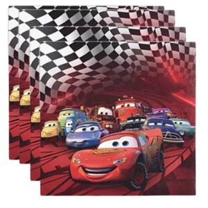 Pack 20 Servilletas Decorativas Cars
