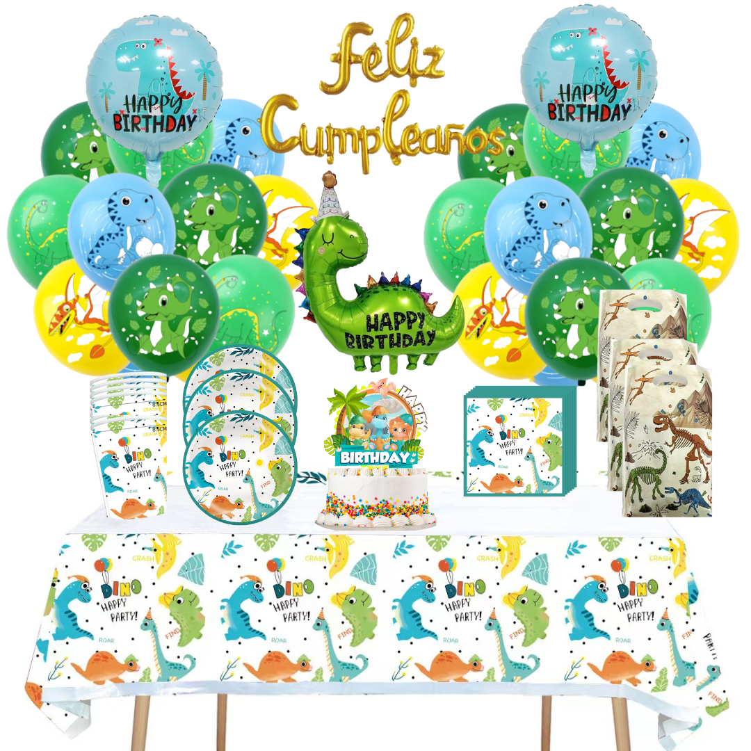 Cotillón globos Dinosaurios Bebe