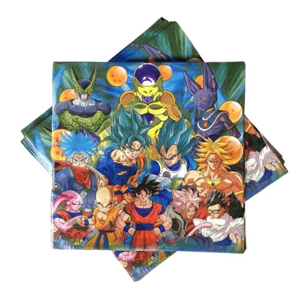 Servilletas Decorativas 20 Unidades Dragón Ball
