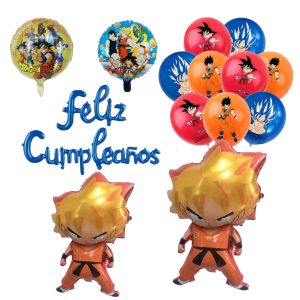 Set Globos Decorativo Dragon Ball