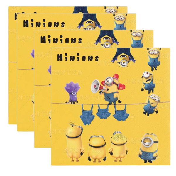 Servilletas Decorativas 20 Unidades Minions