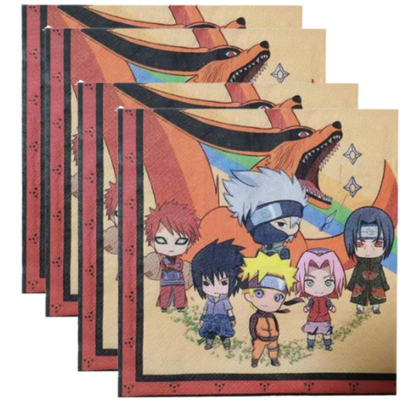 Servilletas Decorativas 20 Unidades Naruto