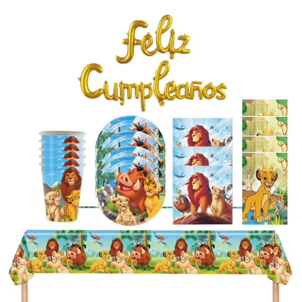Cotillón Decorativo Rey León