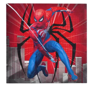 Pack 20 Servilletas Decorativas Spiderman