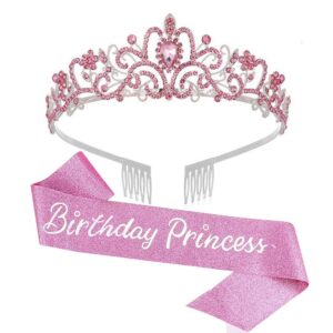 Corona Rosa de Cumpleaños + Banda