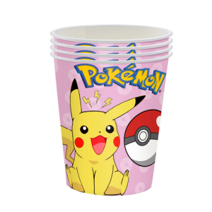 Pack de 10 Vasos Pokemón Rosa