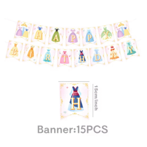 Banderín / Guirnalda Decorativa  Princesas