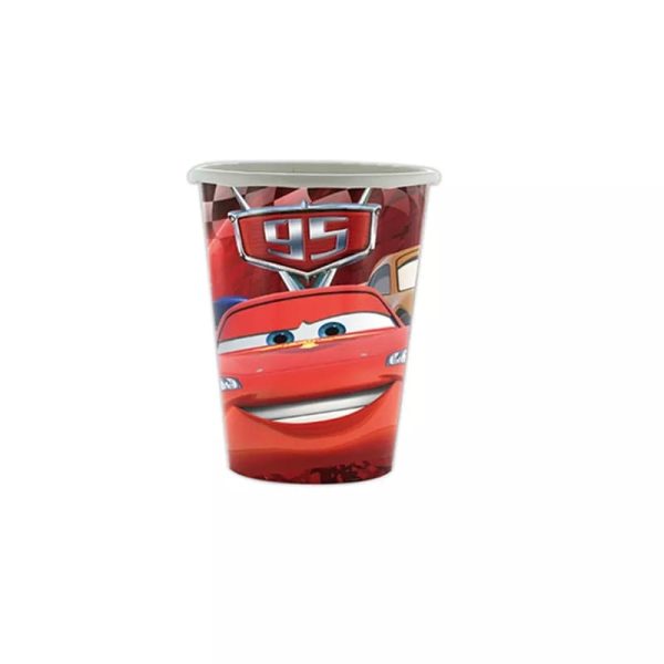 Pack de 10 Vasos para Cumpleaños Cars