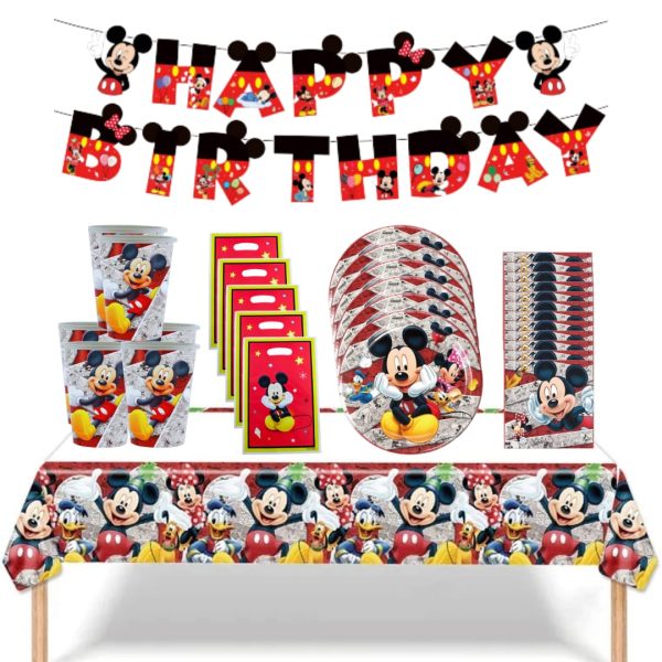 Cotillón Decorativo Cumpleaños Mickey Mouse