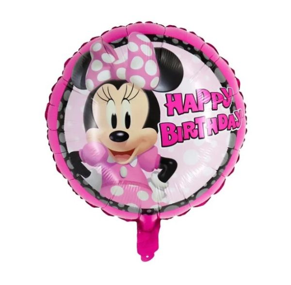 Set Globos Aluminio + Látex Cumpleaños Minnie Maouse - Imagen 5