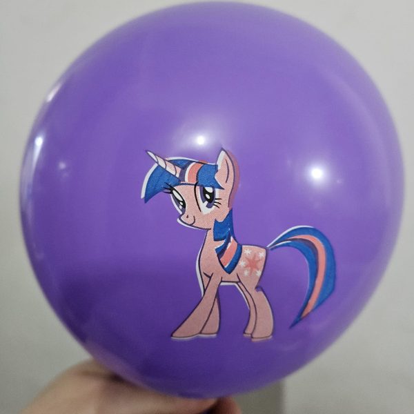 Pack 12 Globos Látex My Little Pony - Imagen 4