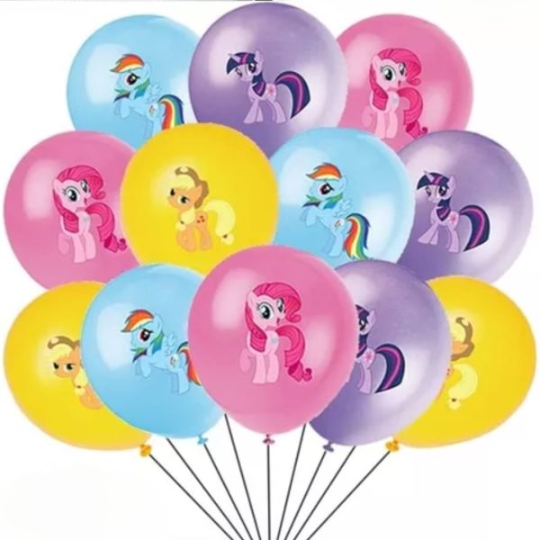 Pack 12 Globos Látex My Little Pony