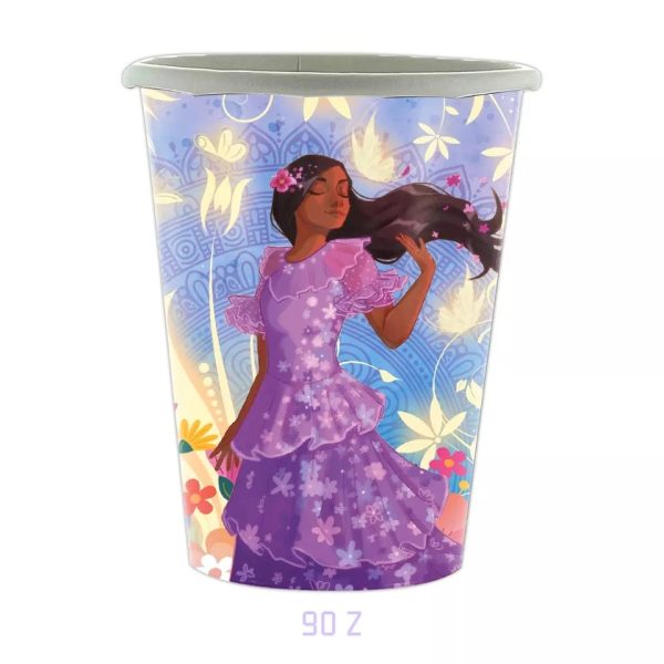 Pack de 10 Vasos para Cumpleaños Encanto (Isabela)