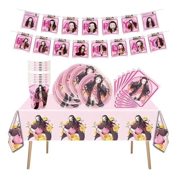 Cotillón Decorativo Cumpleaños Nezuko