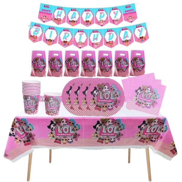 Cotillón Decorativo para Cumpleaños Lol