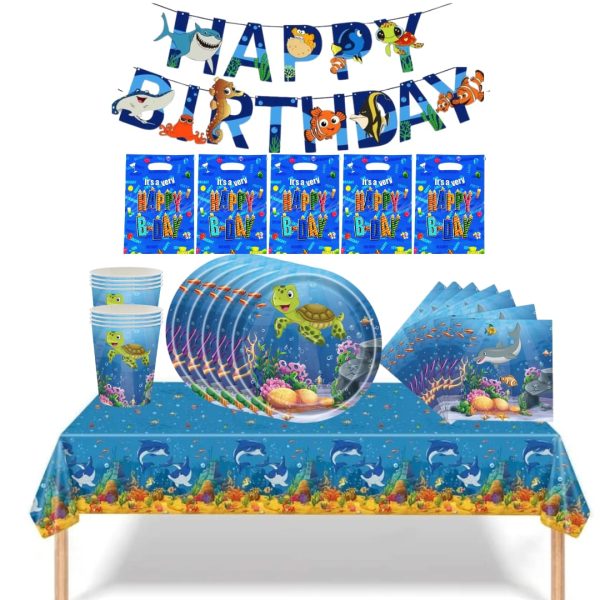 Cotillón Decorativo Cumpleaños Mundo Marino