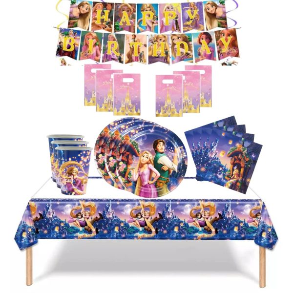 Cotillón Decorativo Cumpleaños Rapunzel