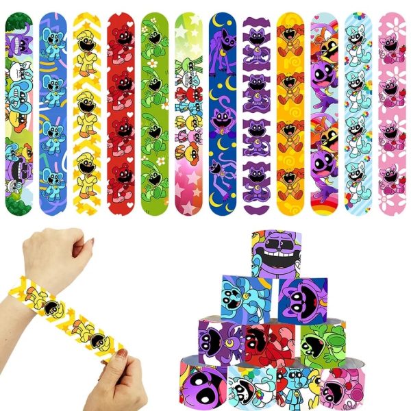 Pulseras Slap 12 und Cumpleaños Poppy Playtime Similing Critters