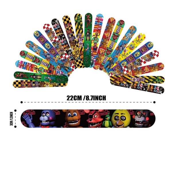 Pulseras Slap 12 und Cumpleaños Five Night's at Freddys ( Fnaf)