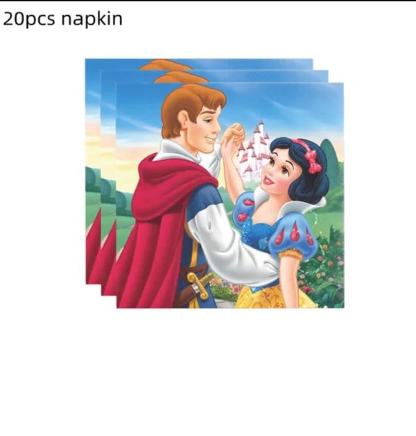 Servilletas Decorativas 20 Unidades Princesas Disney (Blanca Nieves)
