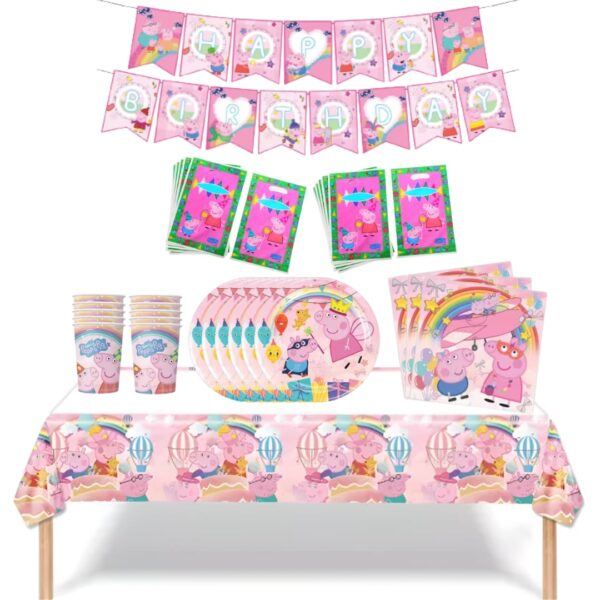 Cotillón Decorativo Cumpleaños Peppa Ping