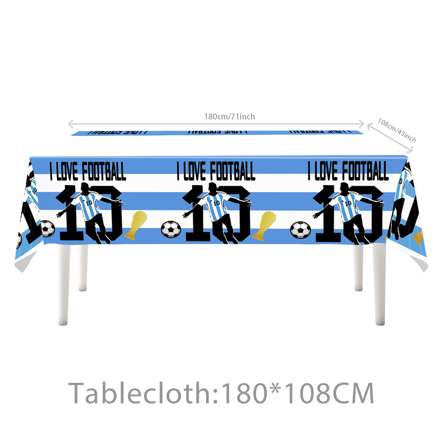 Cotillón Globos Decorativo futbol argentina - Imagen 3