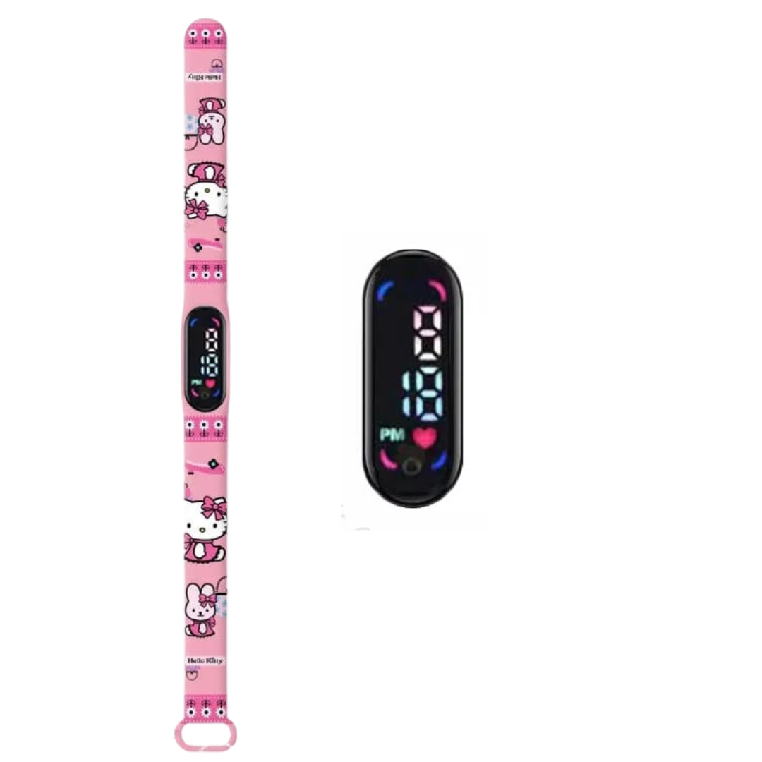 Reloj Electrónico LED Hello Kitty