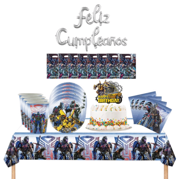 Cotillón Decorativo transformers