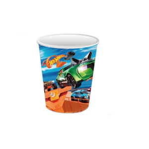 Pack de 10 Vasos para Cumpleaños Hot Wheels