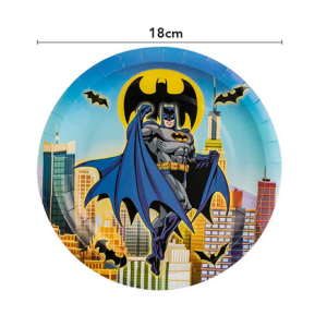 Pack 10 Platos Decorativo Batman