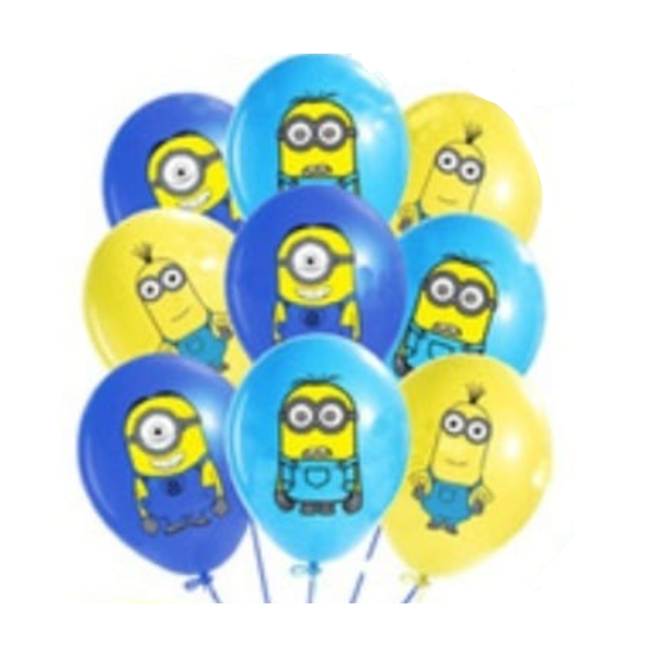 Set Decorativo Globos con Banderin y Toppers Minions - Imagen 2