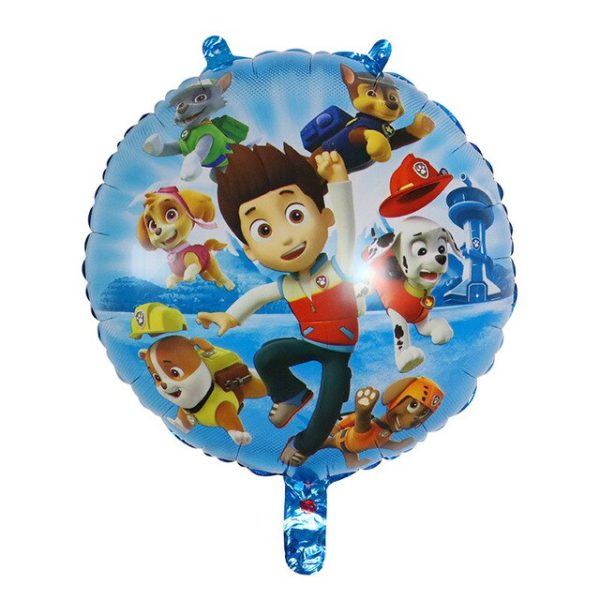 Globo Aluminio Redondo Paw Patrol