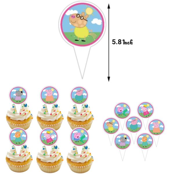 Set Decorativo + Fondo Telón Cumpleaños Peppa Pig - Imagen 8
