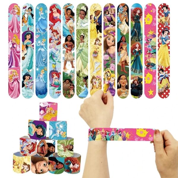 Pulseras Slap 12 und Cumpleaños Princesas Disney