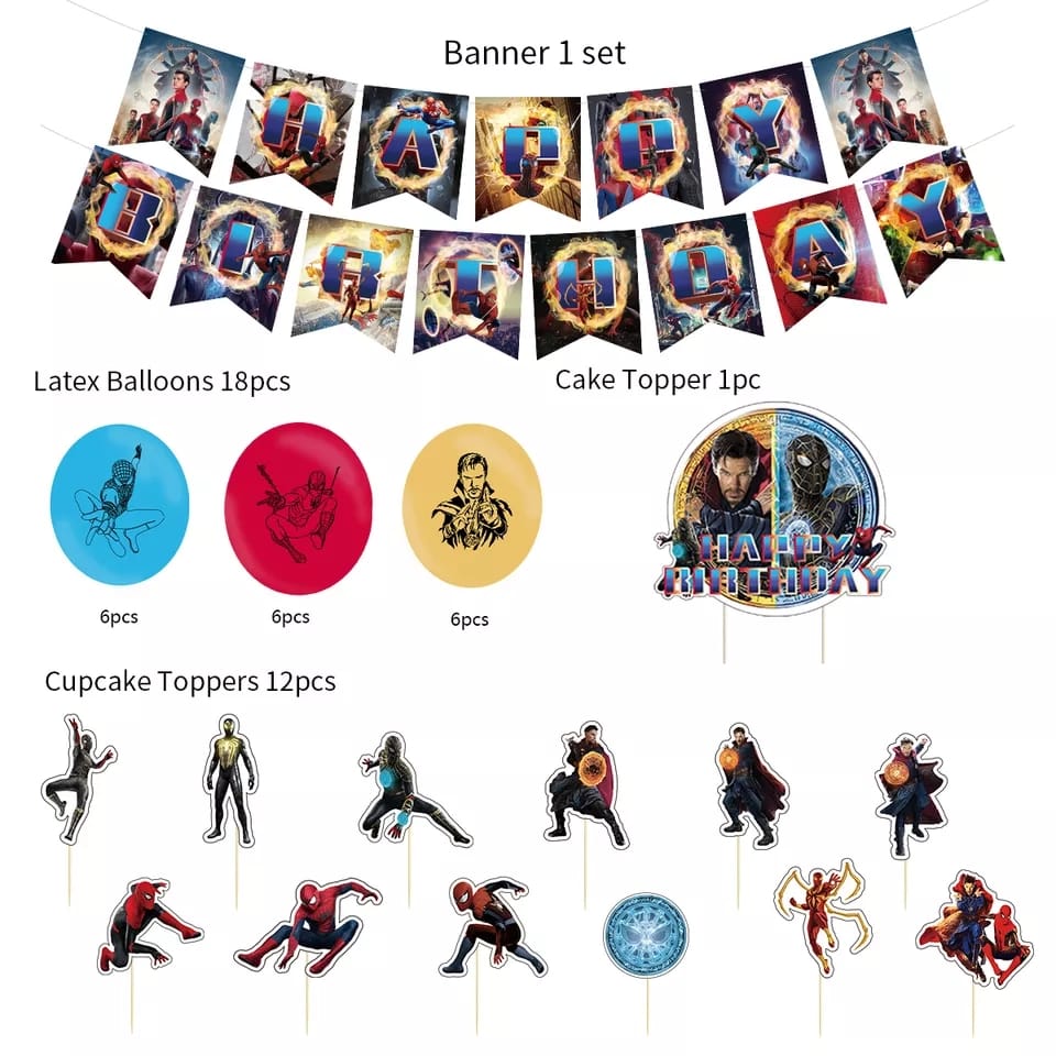 Set Decorativo + Fondo Telón Cumpleaños Doctor Strange (Supeheroes) - Imagen 7