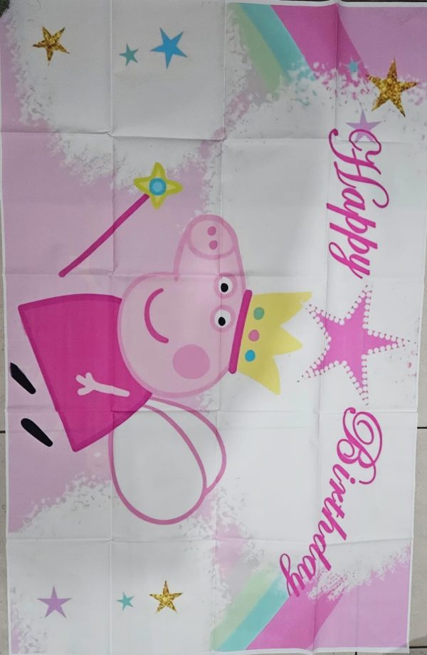 Set Decorativo + Fondo Telón Cumpleaños Peppa Pig - Imagen 2