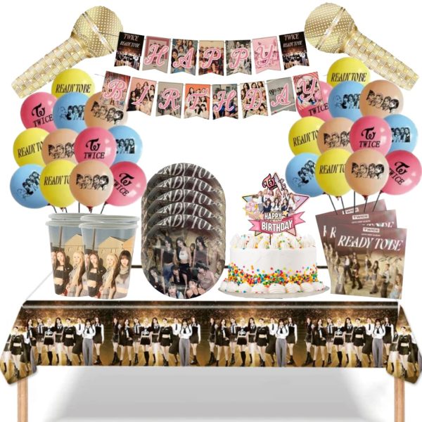Globos Cotillón Decorativo Cumpleaños Twice ( Kpop)