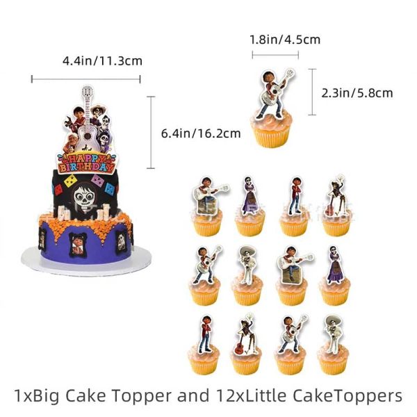 Set Decorativo Cumpleaños Coco Disney (Halloween) - Imagen 4
