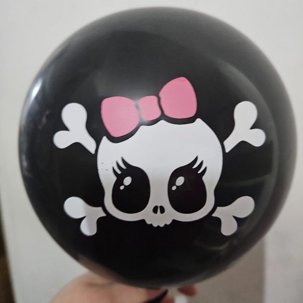 Pack 12 Globos Látex Cumpleaños Monster High - Imagen 3