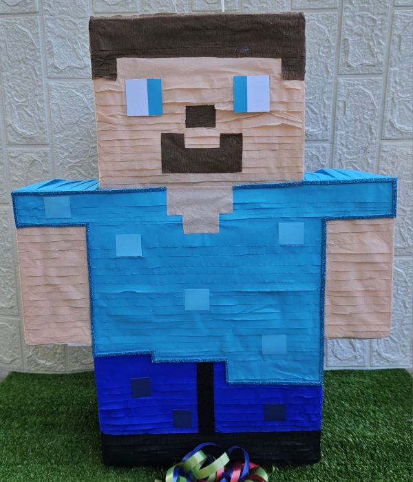 Piñata Decorativa para Cumpleaños Minecraft